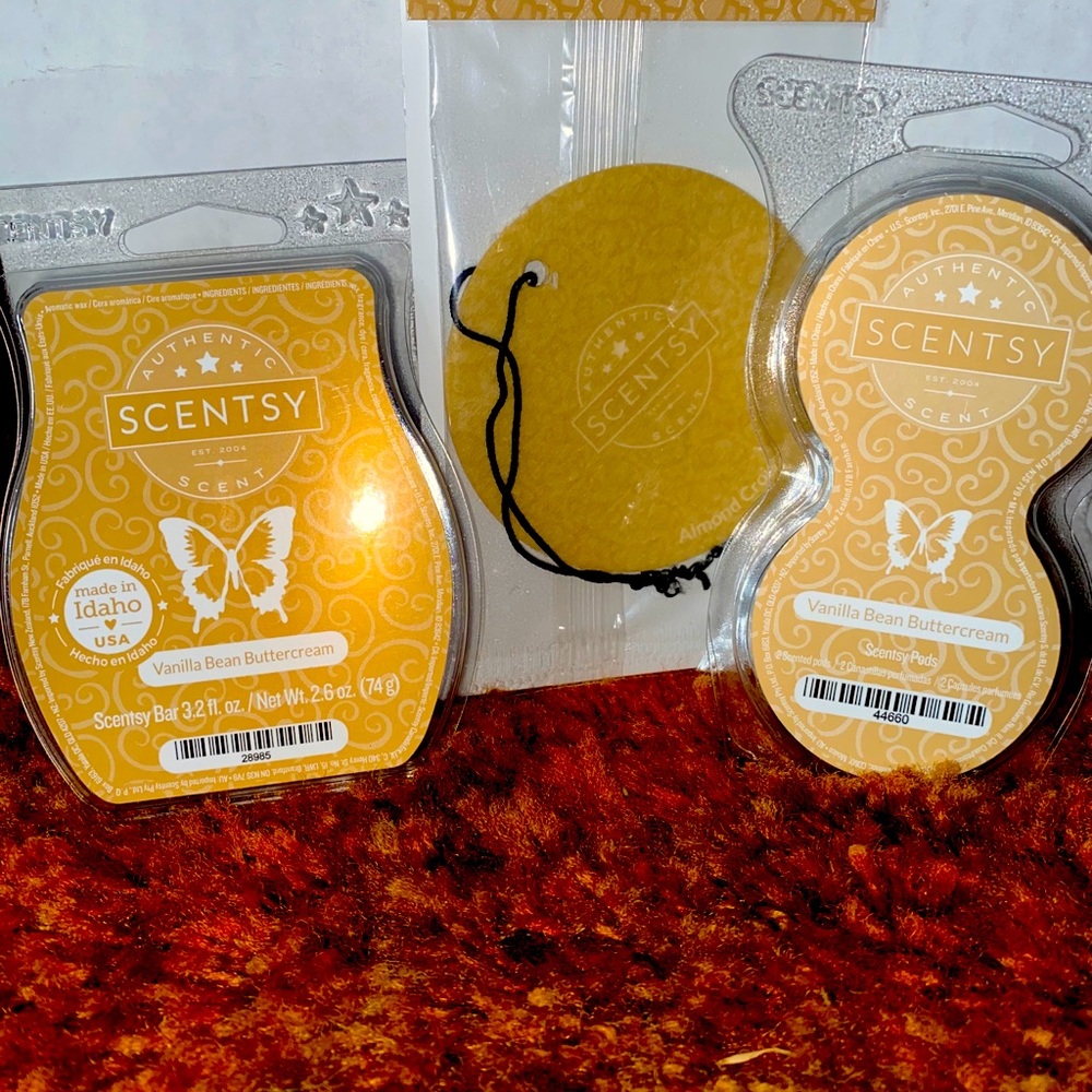 Scentsy Vanilla buttercream bundle